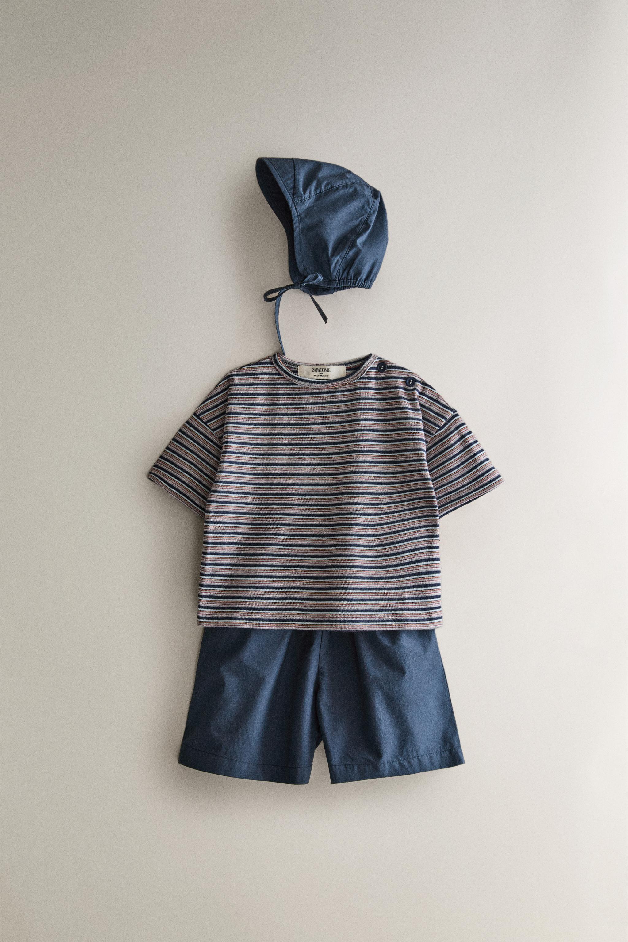 T-SHIRT DE PLAGE ENFANT RAYURES